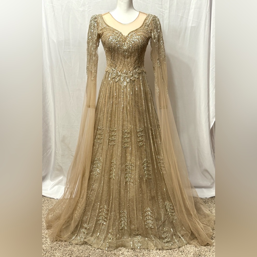 Gold Evening Gown - Picture 2 of 10